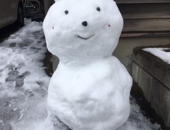 雪だるま写真